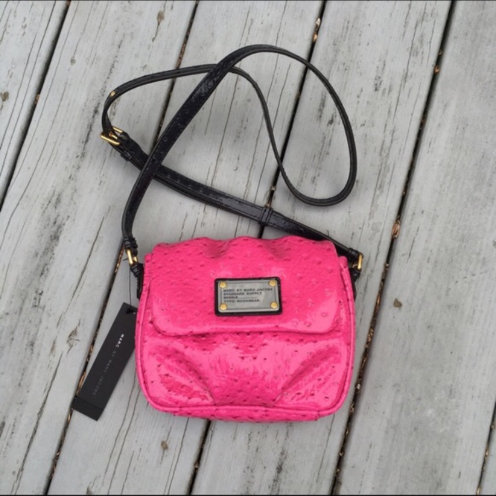 MARC BY MARC JACOBS Hot Pink Crossbody Bag